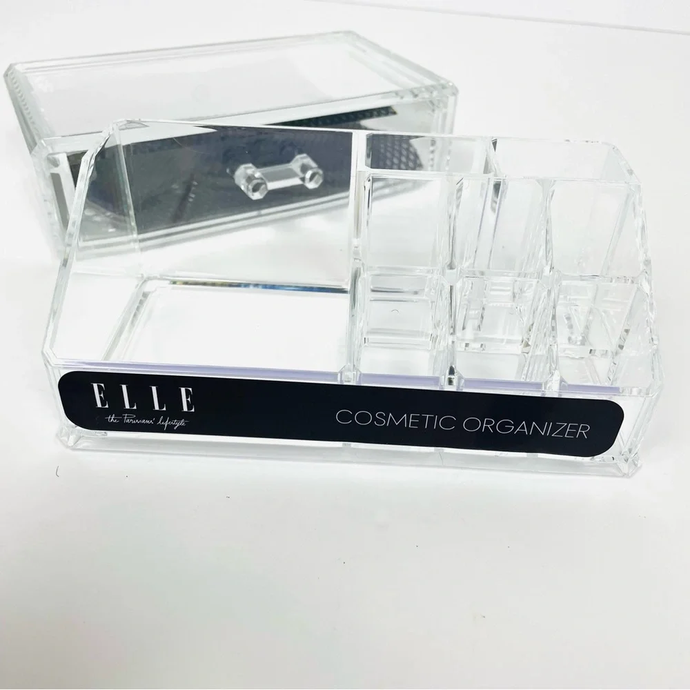 Elle 10 Compartment 2 Tier Cosmetic Organizer